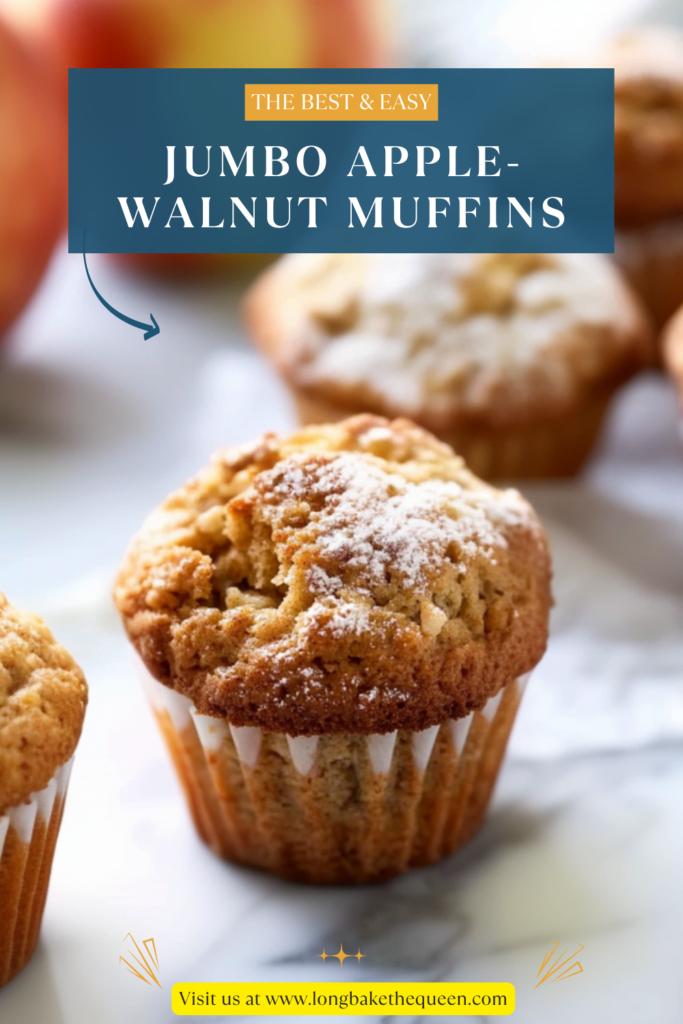 Jumbo Apple-Walnut Muffins