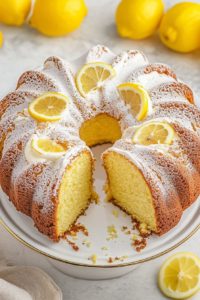 Dessert presentation highlighting golden crust, glossy glaze, and citrus garnish in the background