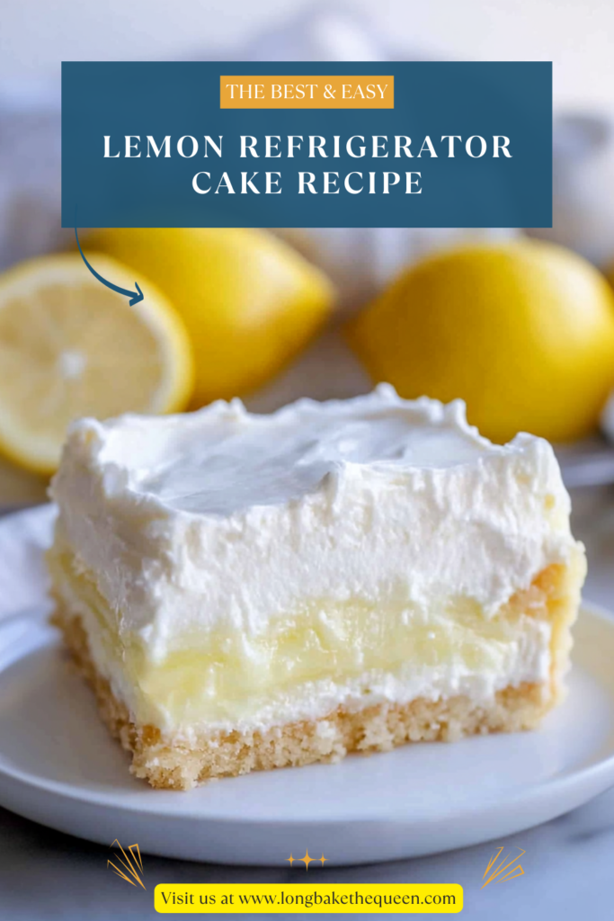Lemon Refrigerator Cake Recipe
