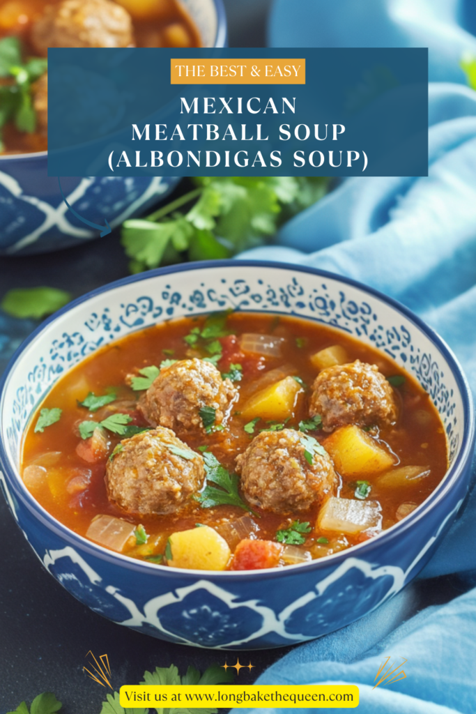 Mexican Meatball Soup (Albondigas Soup)