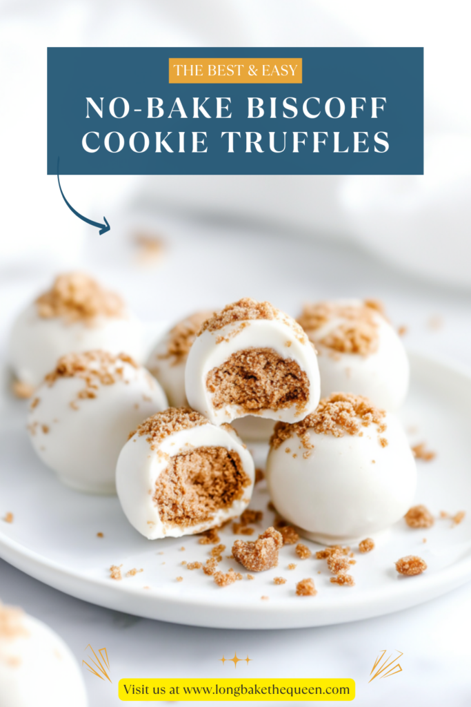 No-Bake Biscoff Cookie Truffles