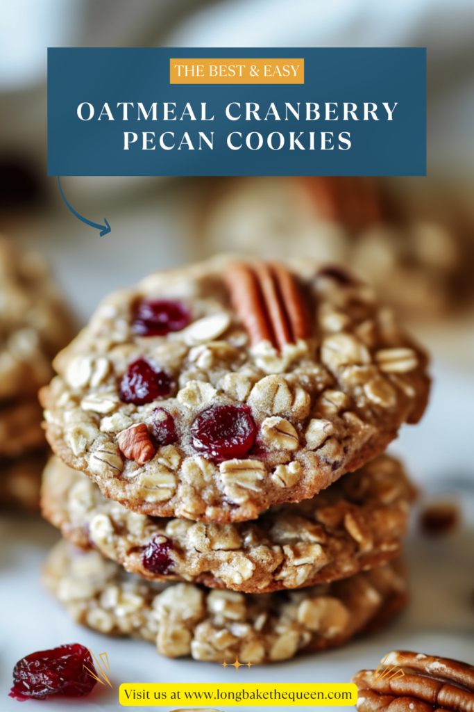 Oatmeal Cranberry Pecan Cookies