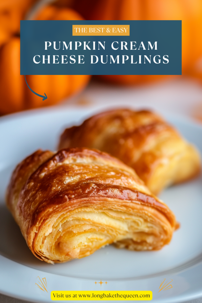 Pumpkin Cream Cheese Dumplings