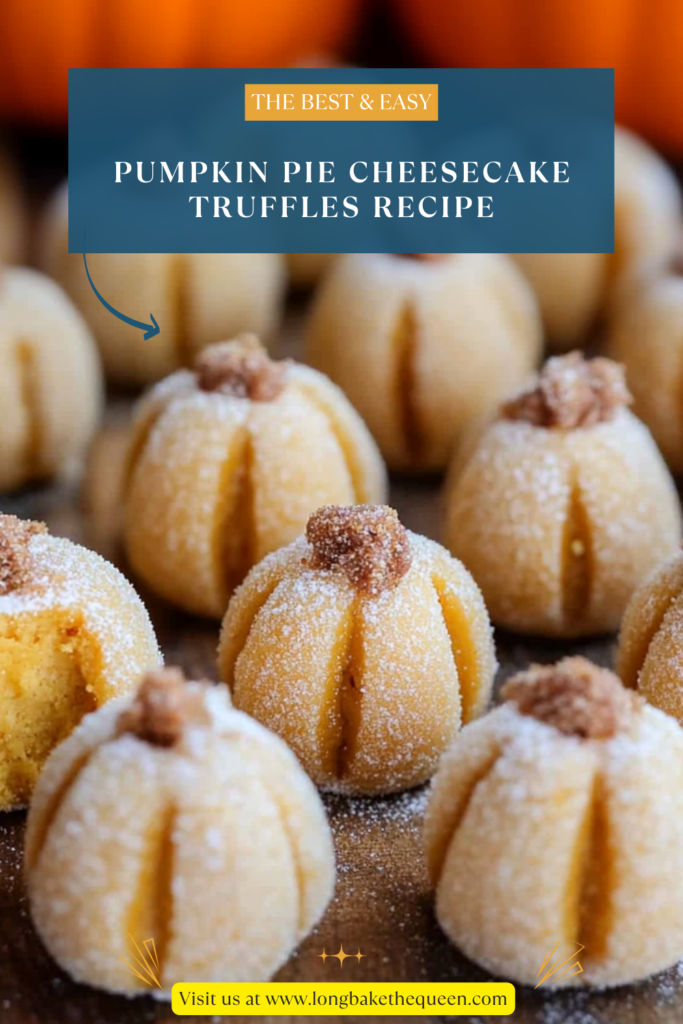 Pumpkin Pie Cheesecake Truffles Recipe