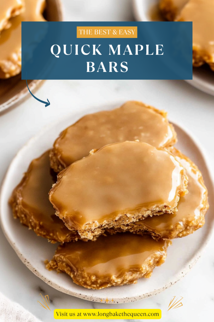 Quick Maple Bars