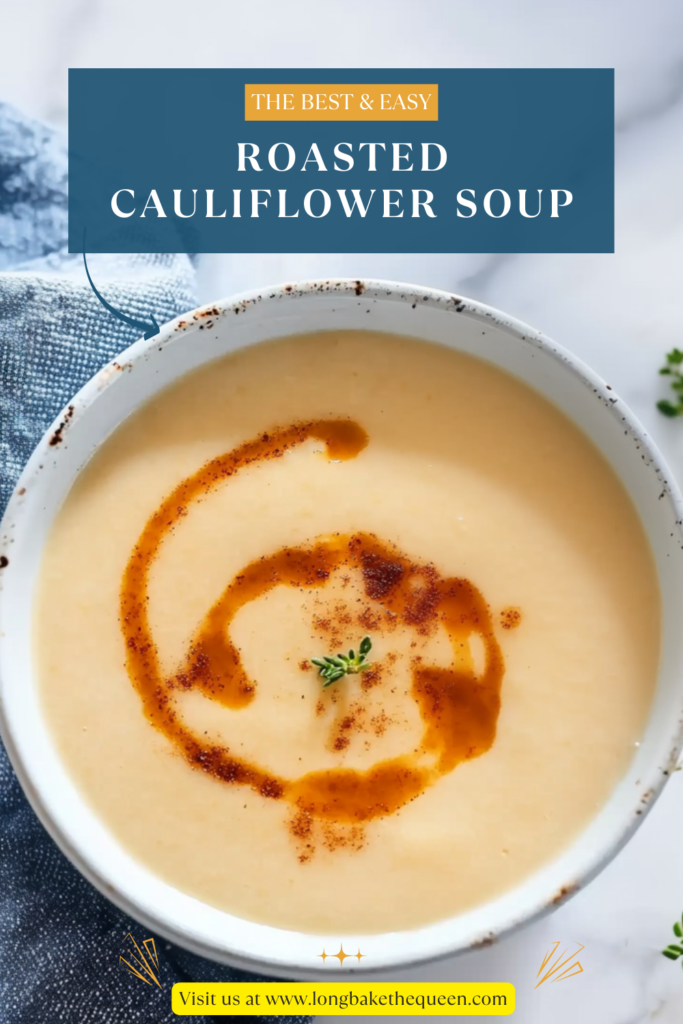 Roasted Cauliflower Soup