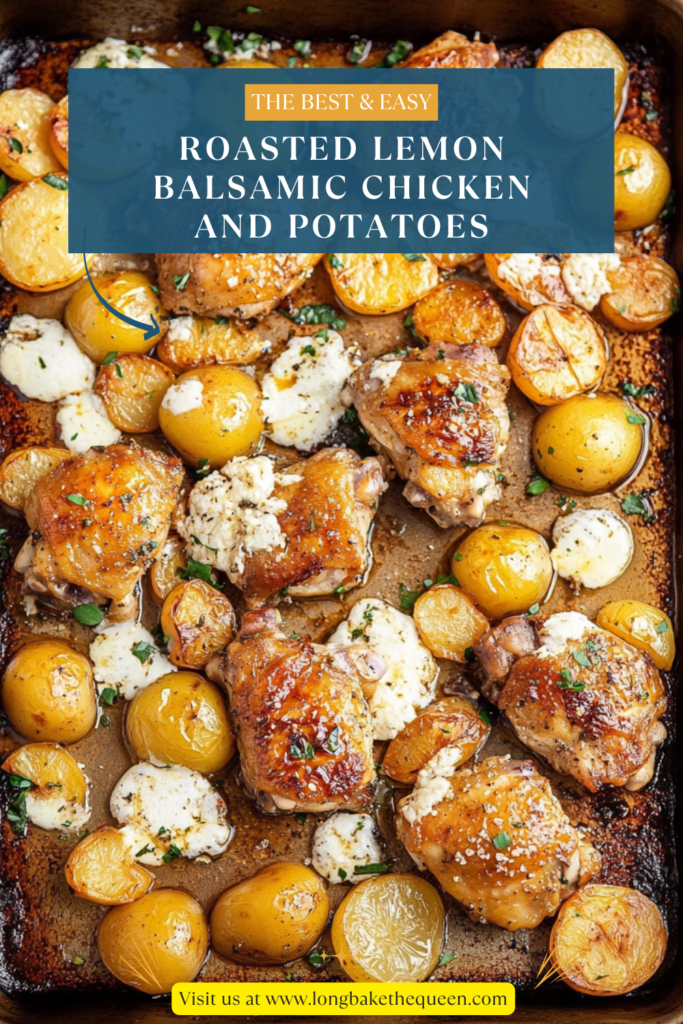Roasted Lemon Balsamic Chicken and Potatoes