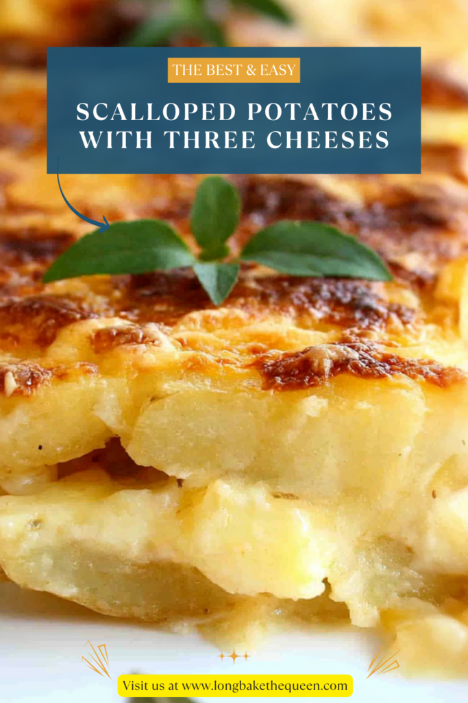 Scalloped Potatoes with Three Cheeses