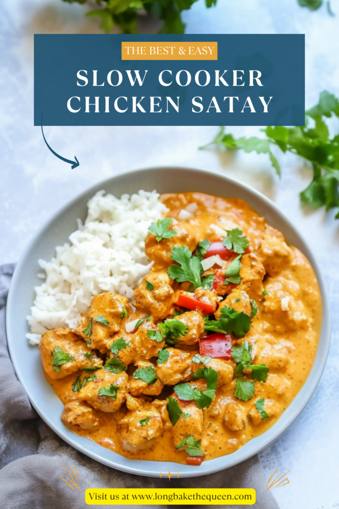 Slow cooker Chicken Satay
