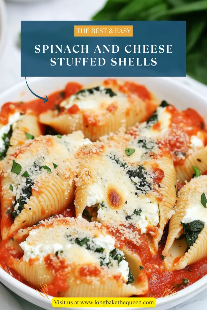 Spinach and Cheese Stuffed Shells