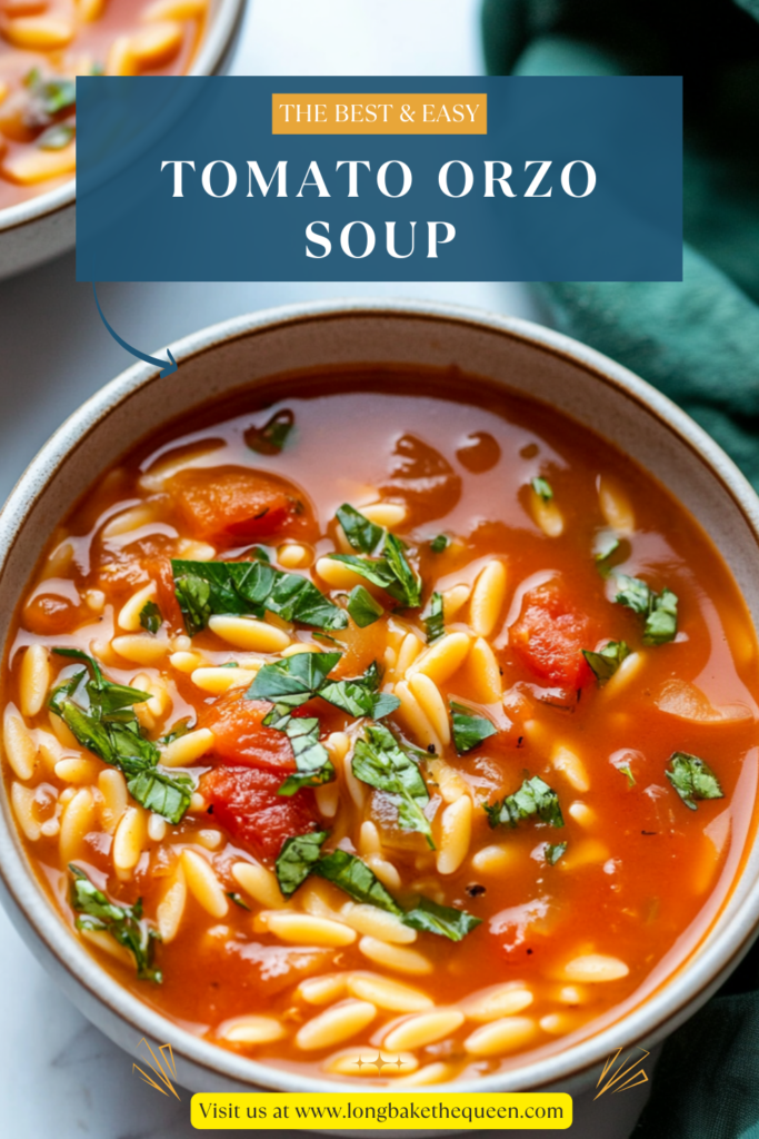 Tomato Orzo Soup