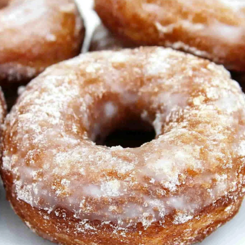 Warm spiced doughnuts with a tender crumb and sweet sugar coating