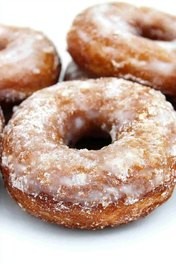 Warm spiced doughnuts with a tender crumb and sweet sugar coating