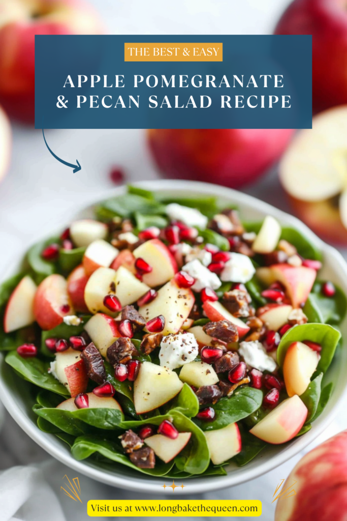 Apple Pomegranate & Pecan Salad Recipe