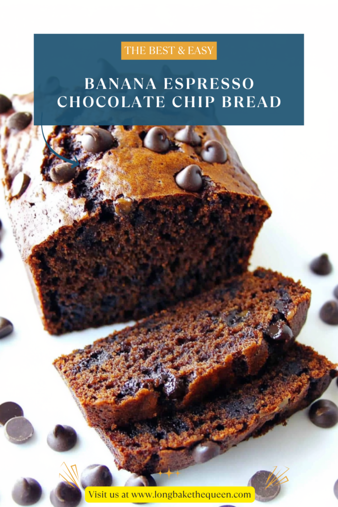 Banana Espresso Chocolate Chip Bread