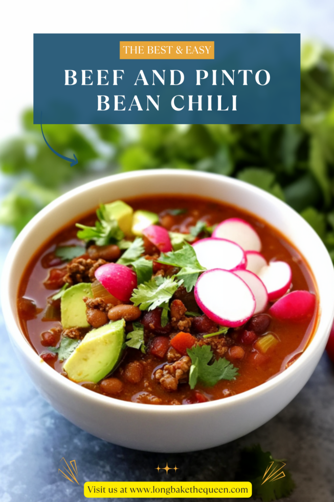 Beef and Pinto Bean Chili