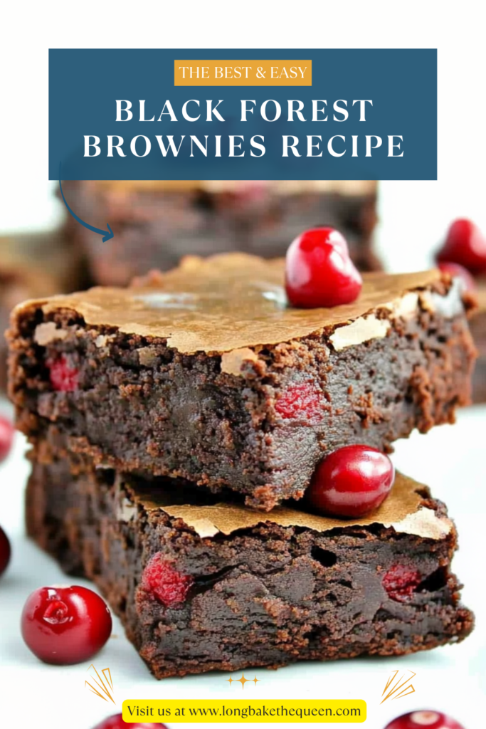 Black Forest Brownies Recipe