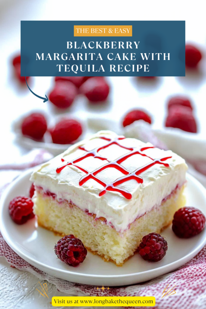 Blackberry Margarita Cake with Tequila Recipe