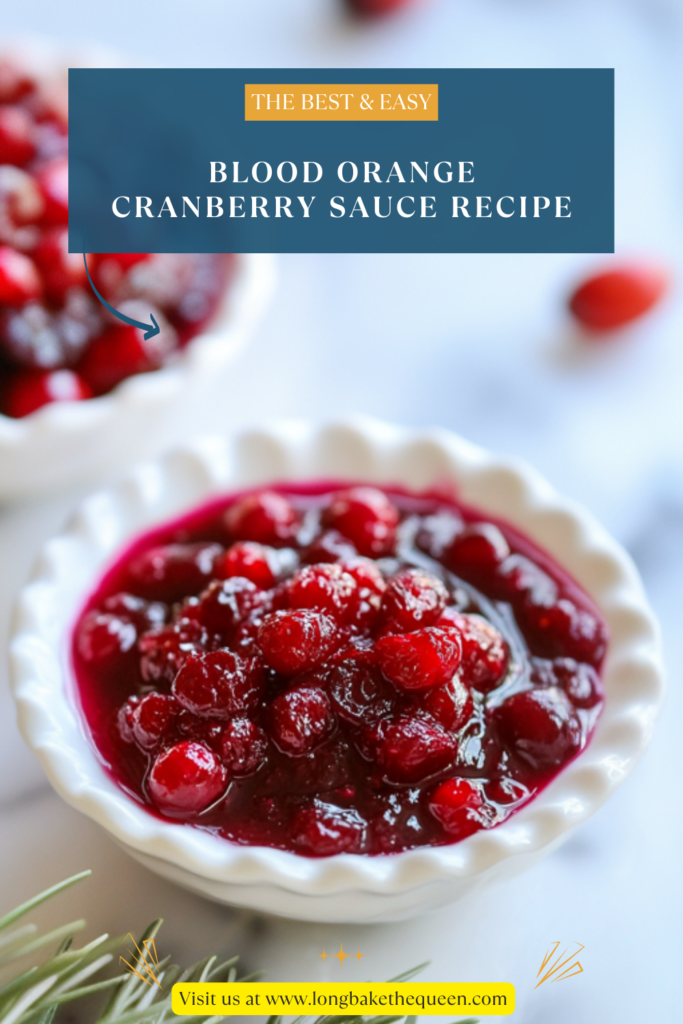 Blood Orange Cranberry Sauce Recipe