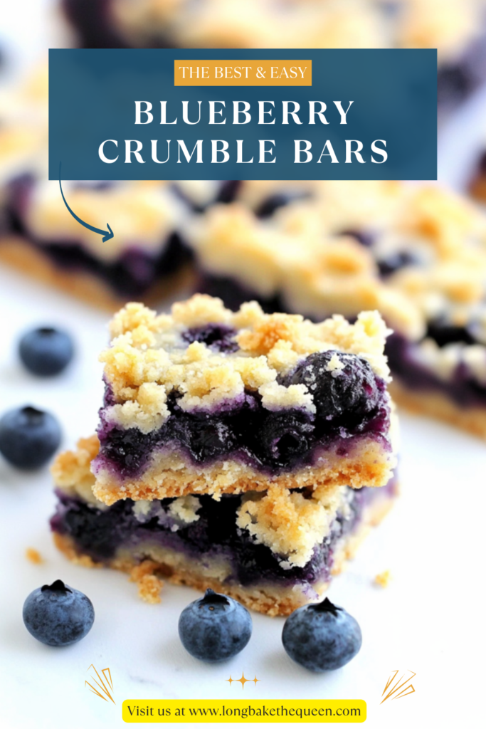 Blueberry Crumble Bars