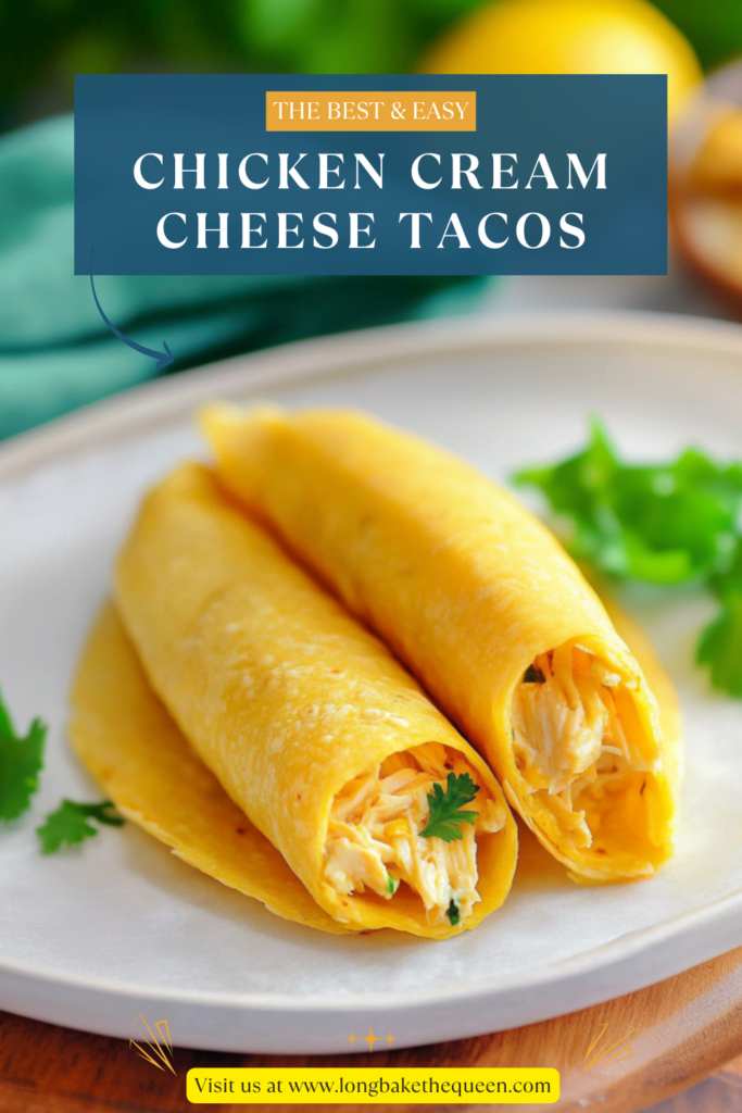 Chicken Cream Cheese Tacos