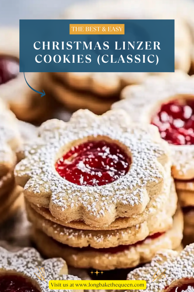 Christmas Linzer Cookies (Classic)