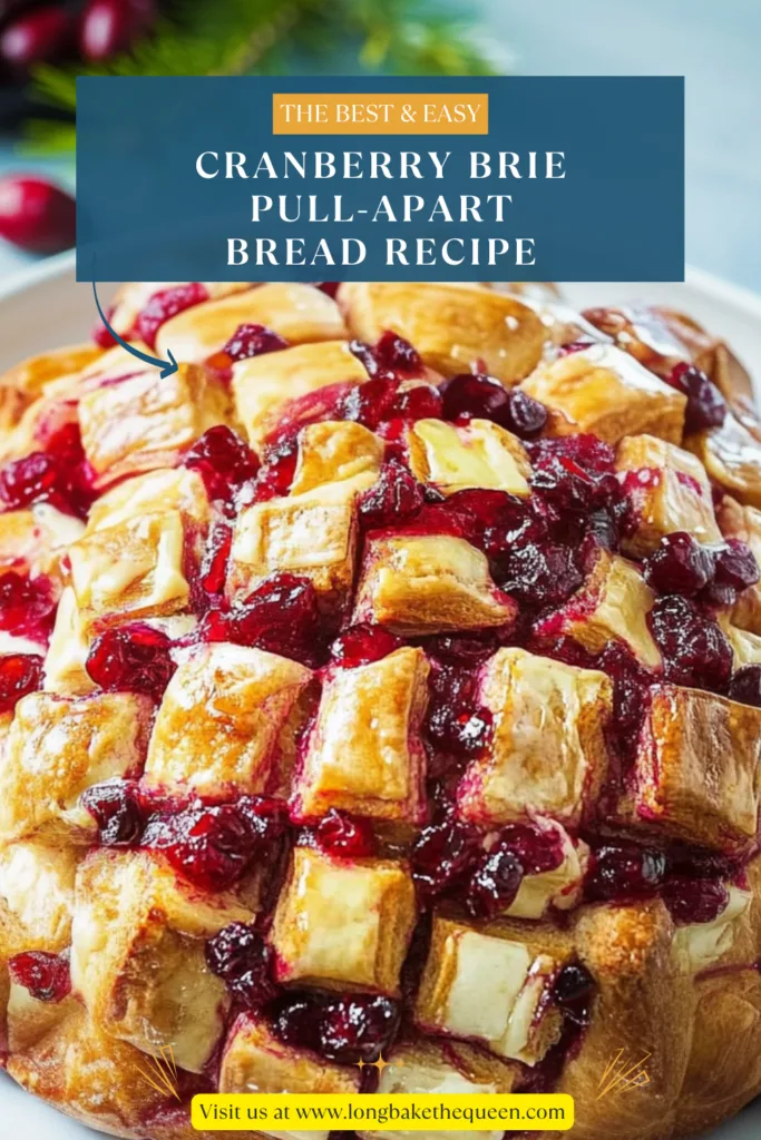 Cranberry Brie Pull-Apart Bread Recipe