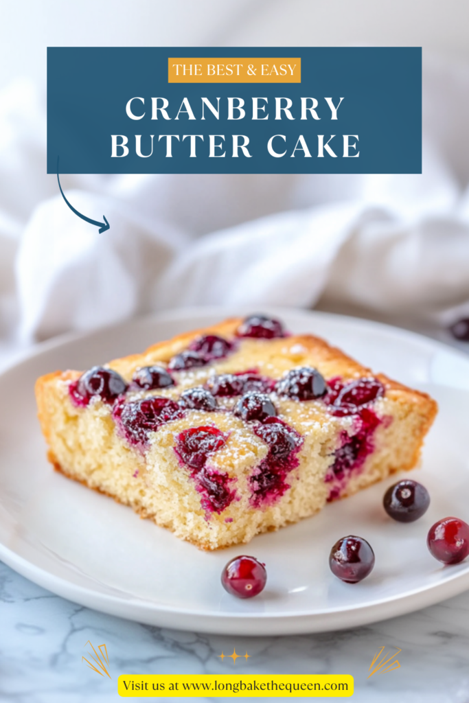 Cranberry Butter Cake