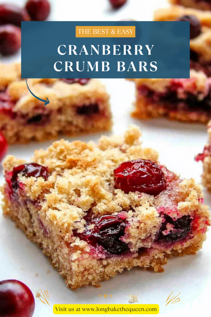 Cranberry Crumb Bars