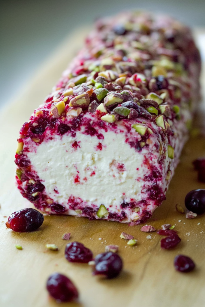 Final presentation of cheese appetizer, highlighting the contrast between smooth interior and crunchy coating.