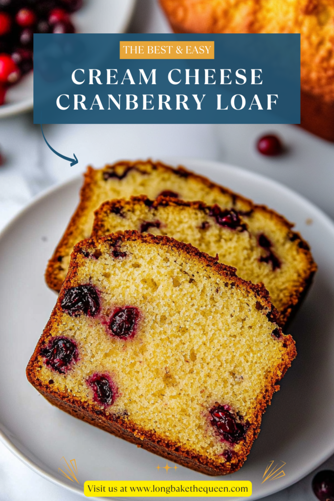 Cream Cheese Cranberry Loaf
