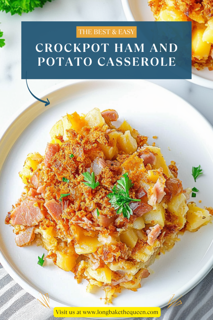 Crockpot Ham and Potato Casserole