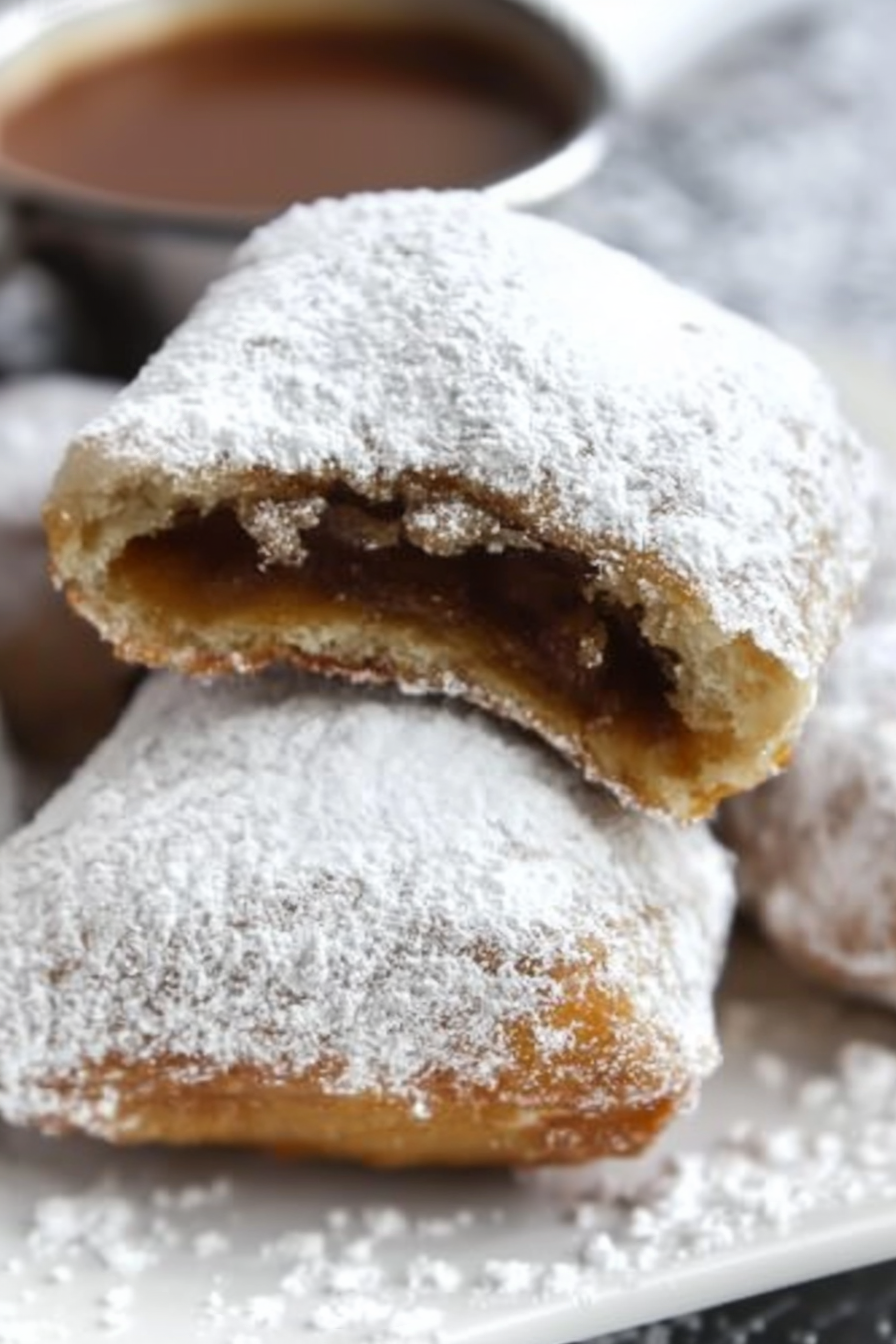 Classic New Orleans-style beignets served fresh with a heavy dusting of sugar