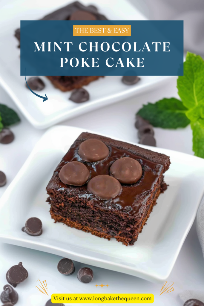 Mint Chocolate Poke Cake