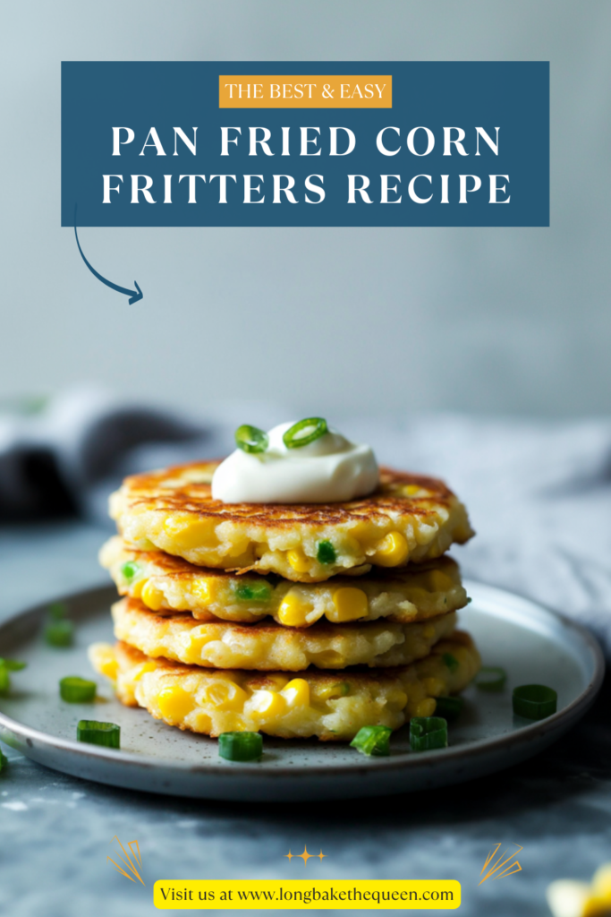Pan Fried Corn Fritters Recipe