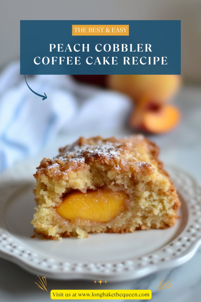 Peach Cobbler Coffee Cake Recipe