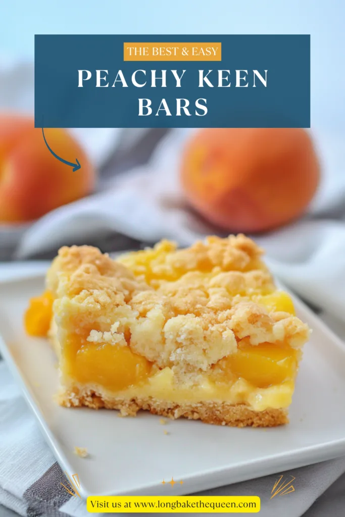 Peachy Keen Bars