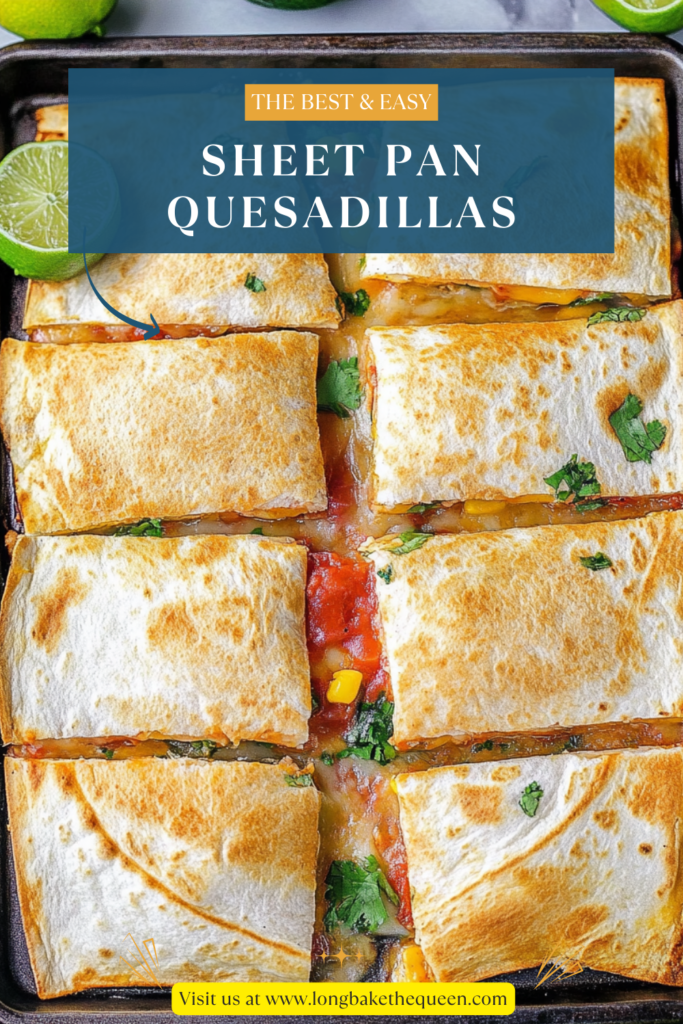 Sheet Pan Quesadillas