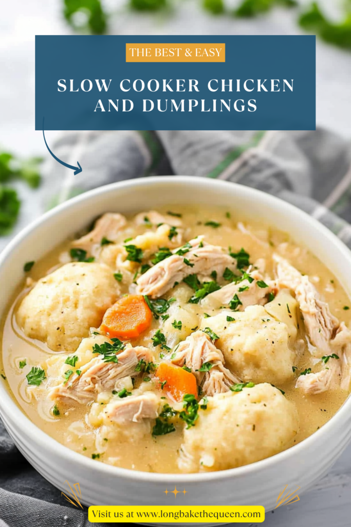 Slow Cooker Chicken and Dumplings
