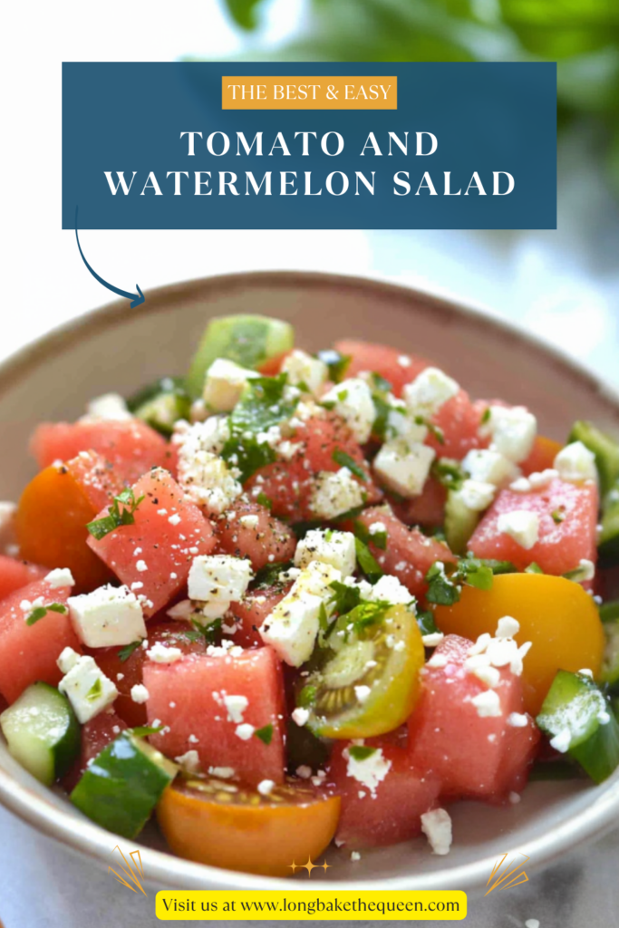 Tomato and Watermelon Salad