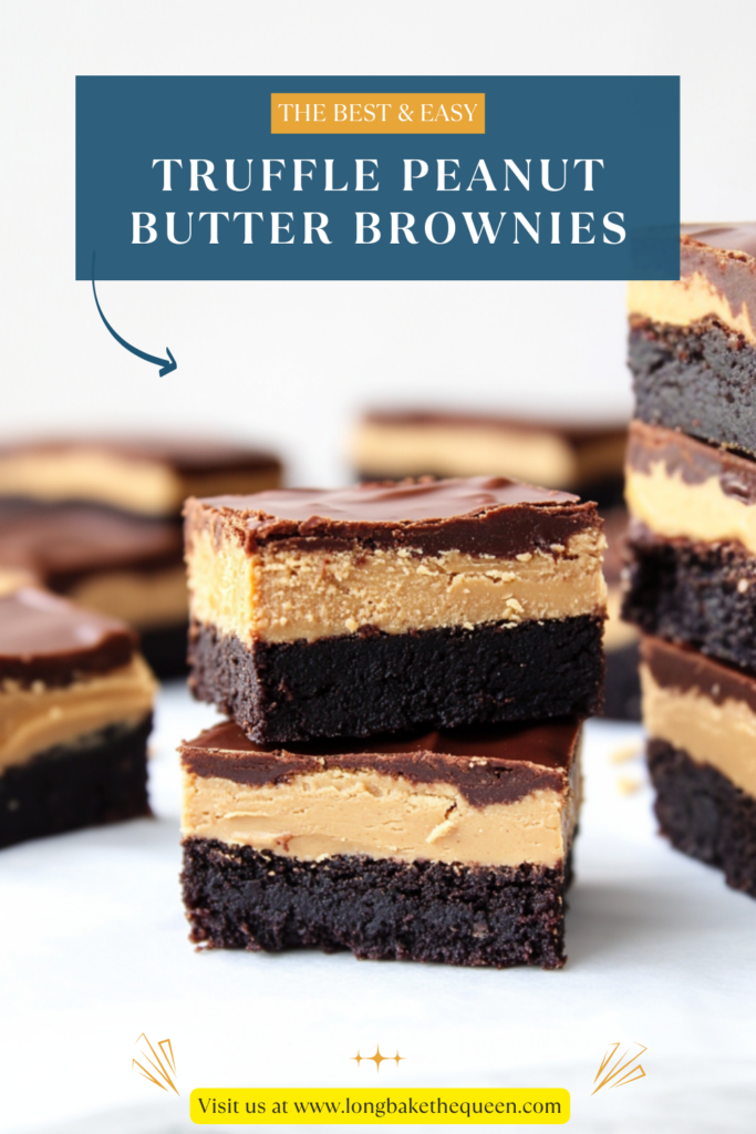 Truffle Peanut Butter Brownies