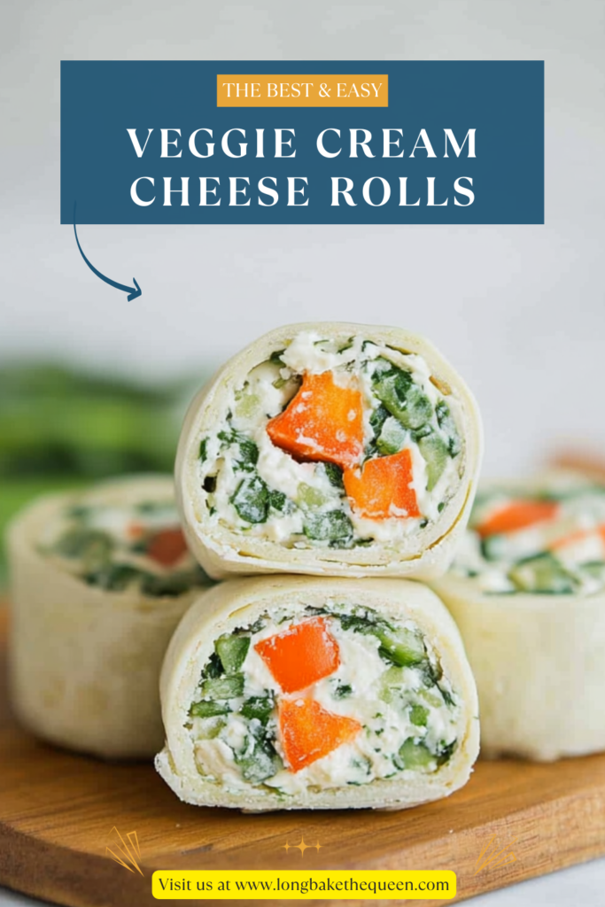 Veggie Cream Cheese Rolls