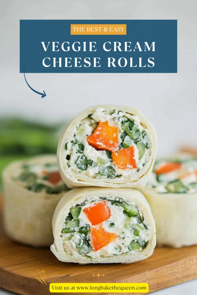 Veggie Cream Cheese Rolls