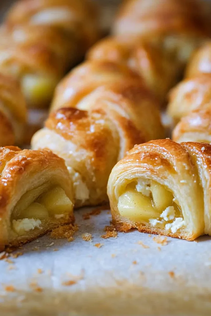 Warm pastries with a caramelized surface, sprinkled lightly with sugar.
