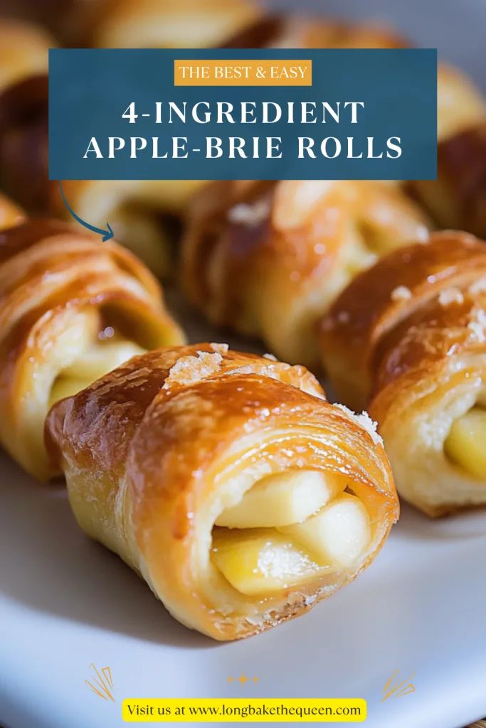 4-ingredient Apple-brie Rolls
