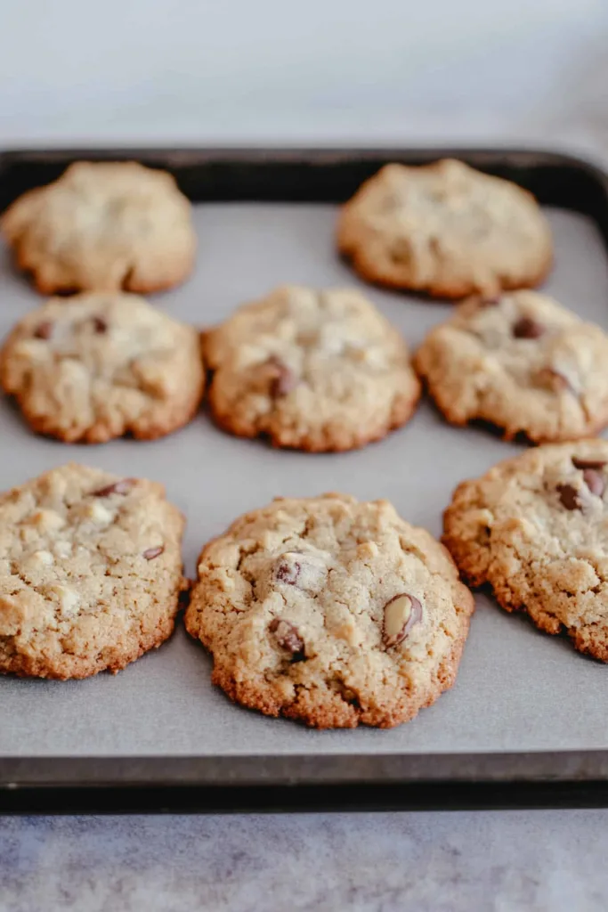 Soft and chewy homemade cookies with crisp golden edges and rich chocolate chunks.