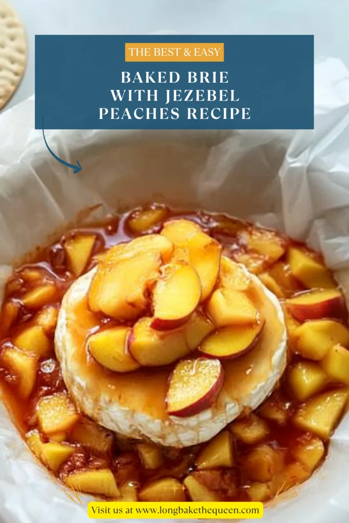 Baked Brie with Jezebel Peaches Recipe