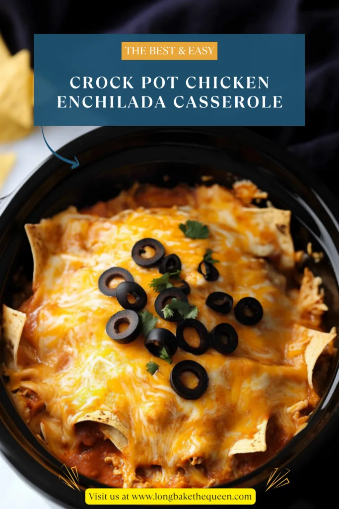 Crock Pot Chicken Enchilada Casserole