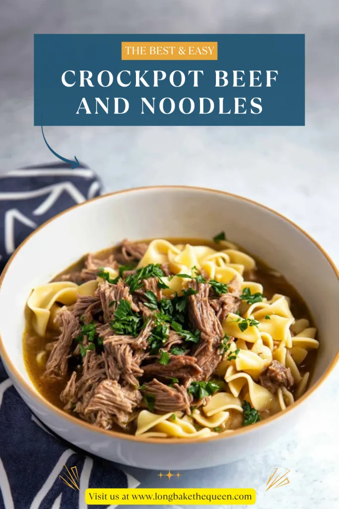 Crockpot Beef and Noodles