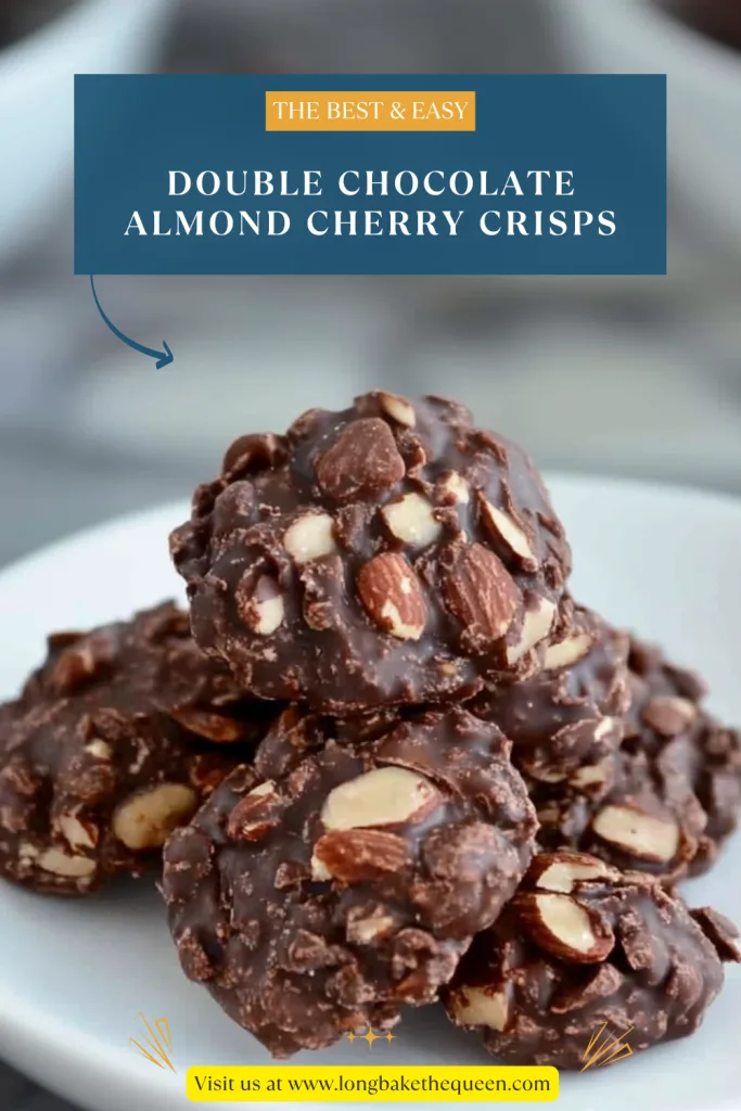 Double Chocolate Almond Cherry Crisps